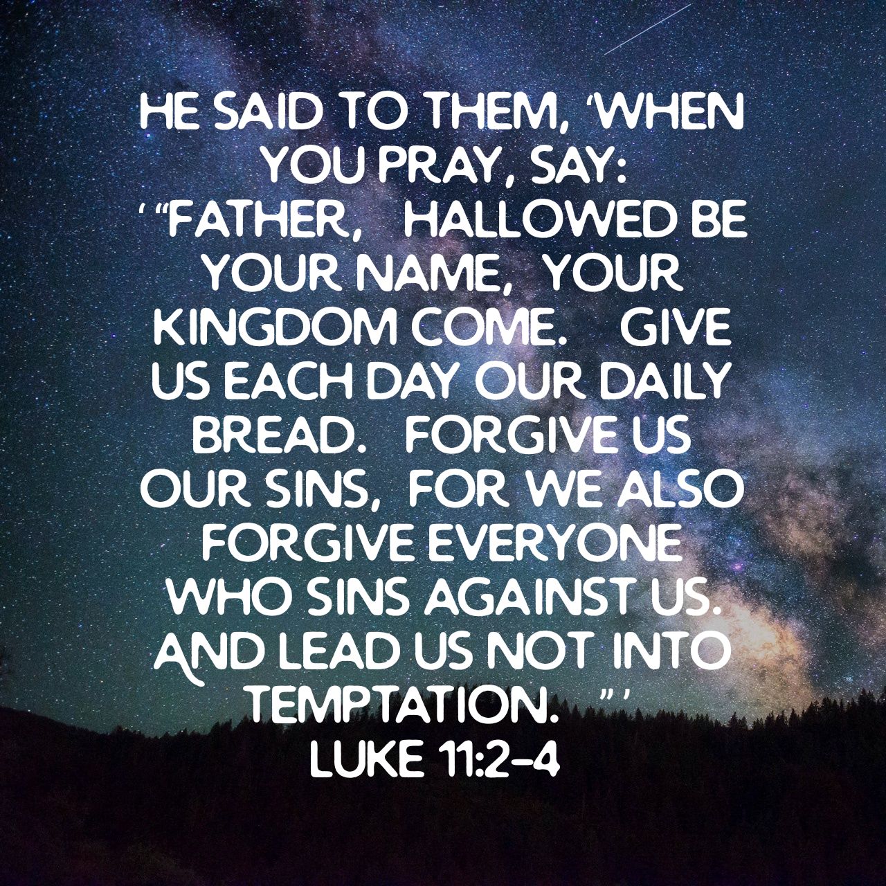 The Lords Prayer in the Bible