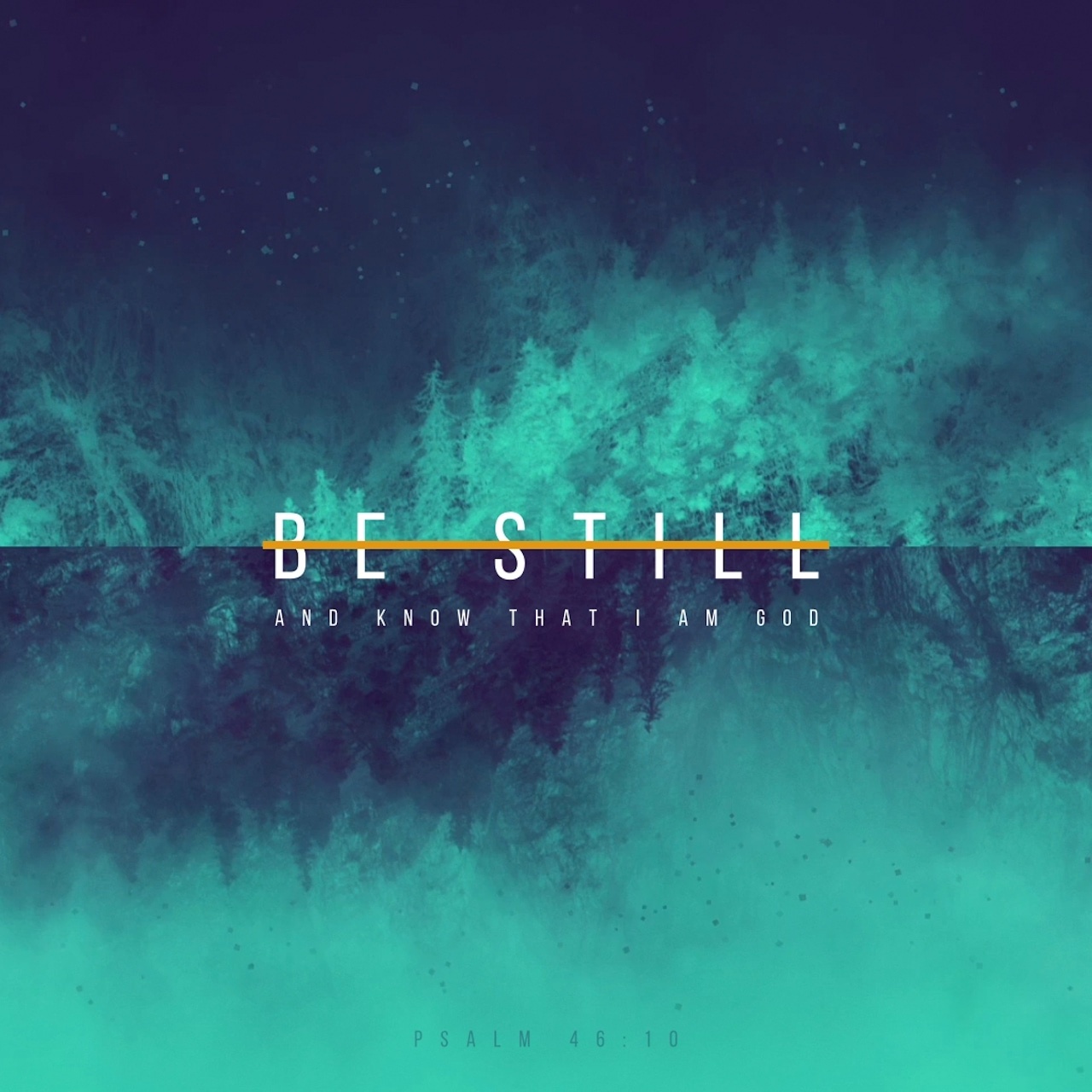 Be still for the presence of the Lord